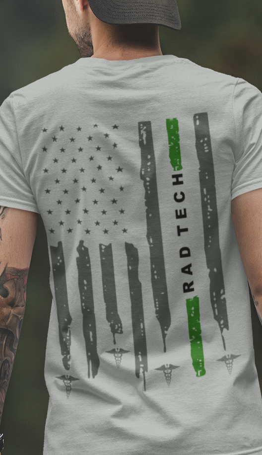 Rad Tech Military Distressed Flag