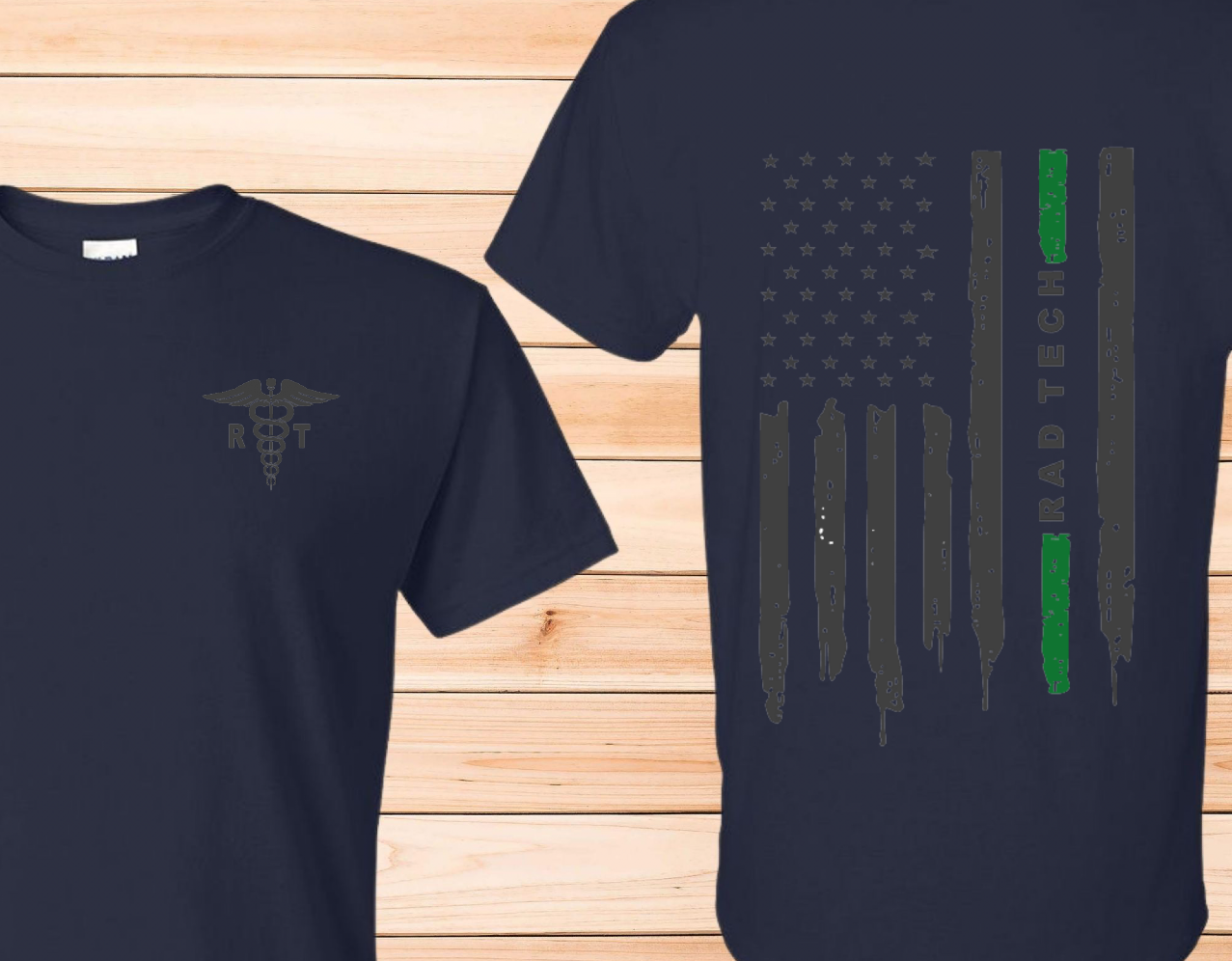RAD TECH DISTRESSED MILITARY FLAG