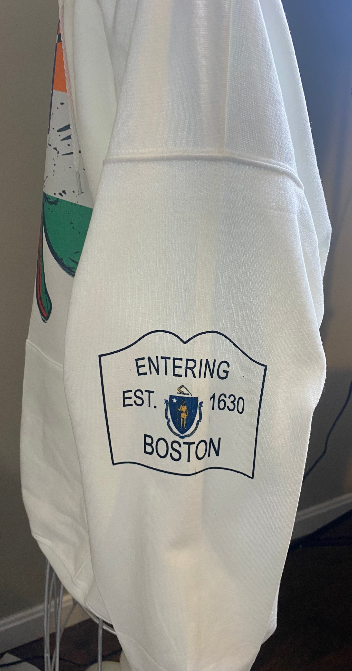 MASSACHUSETTS SHAMROCK HOODIE