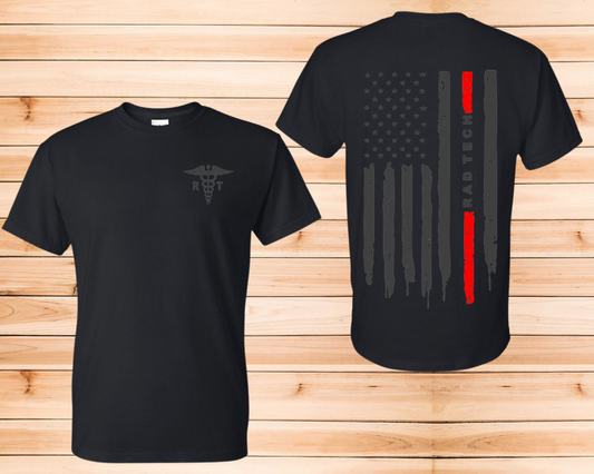 RAD TECH FIRST RESPONDER DISTRESSED FLAG